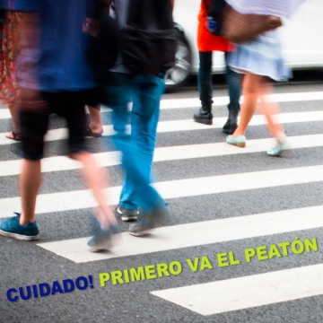 Cuidado, primero va el peatón!