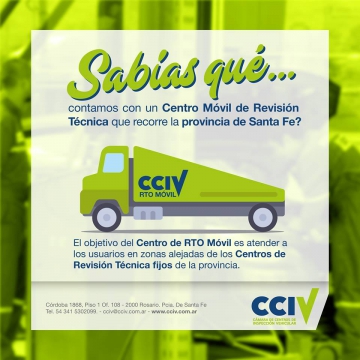 Centro movil de Revisión Técnica