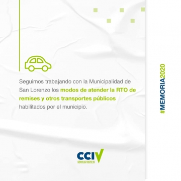 RTO de remises y transporte público